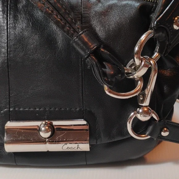 Coach Kristin 16808 Hobo Shoulder Bag W/silver-tone hardware and dual straps. - Picture 2 of 10